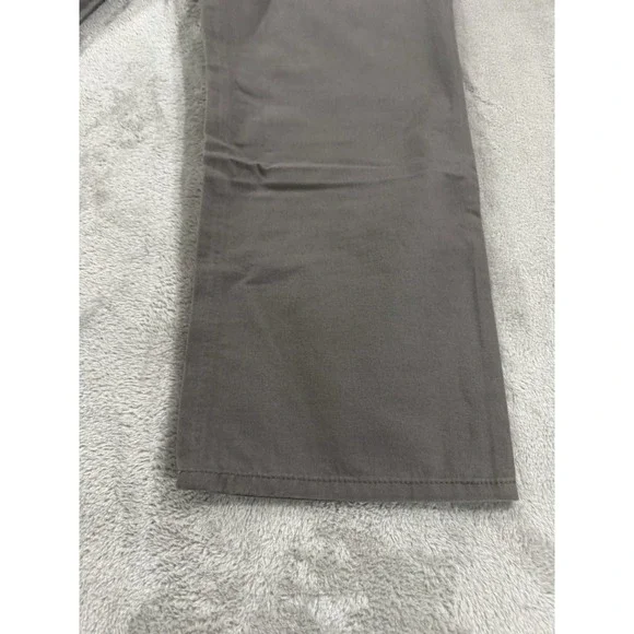 NWT Blue Mountain Pants Mens 38x30 Canvas Relaxed Workwear Dad Gray 5 Pocket - Picture 10 of 16